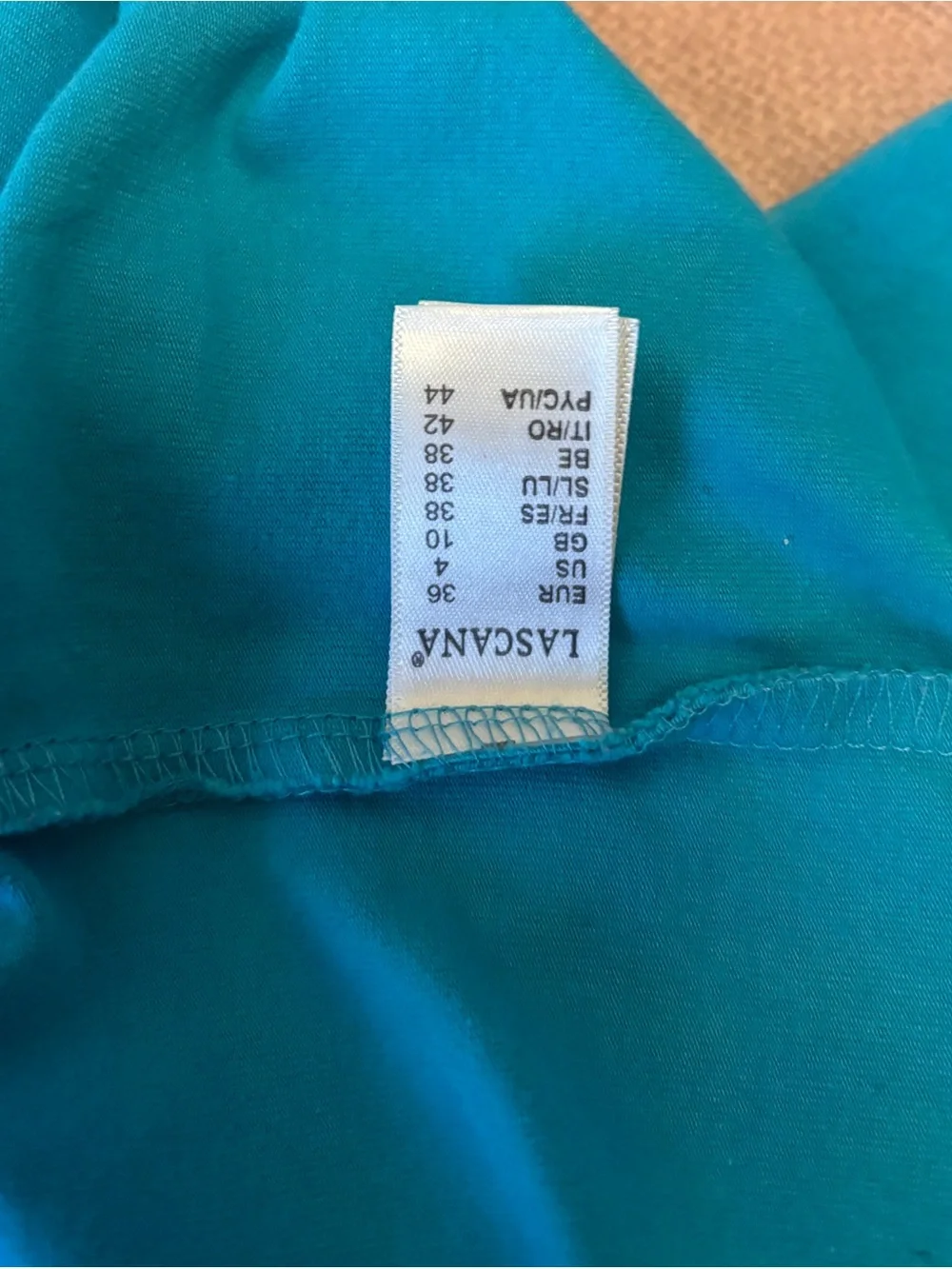 Strapless Turquoise Blue Lascana Dress